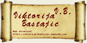 Viktorija Bastajić vizit kartica